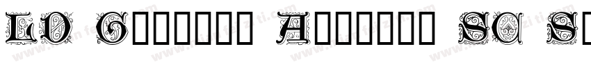 LD Genzsch Antiqua SC Schmalhalbfet字体转换